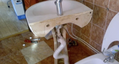 Установка раковины в Перевозе