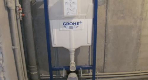 Монтаж унитаза в Перевозе